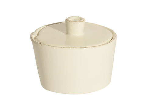 "Lastra" Sugar Pot white