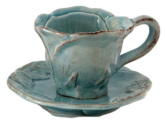 "Romantica" Cafè Espresso Set turquoise