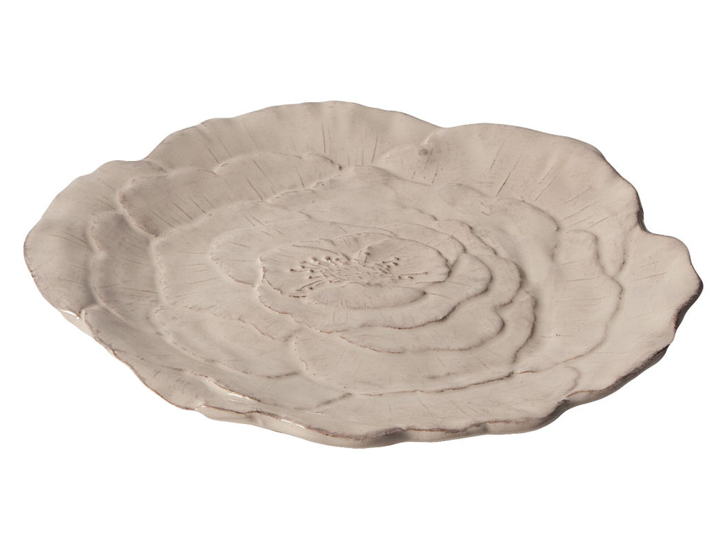 "Romantica" Rose Small Plate white