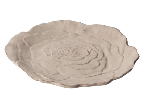 "Romantica" Rose Small Plate white