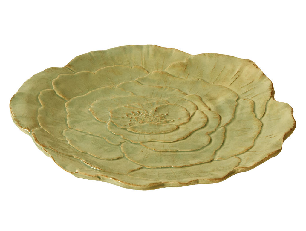 "Romantica" Rose Small Plate lime