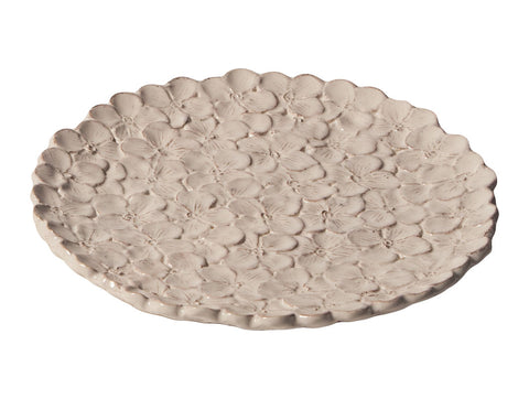"Romantica" Hydrangea Small Plate white