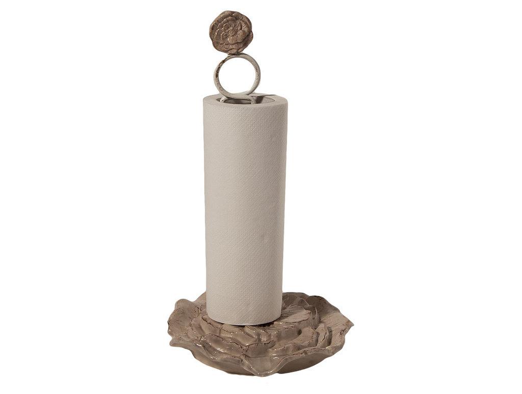 "Romantica" Rose Scottex Holder gray