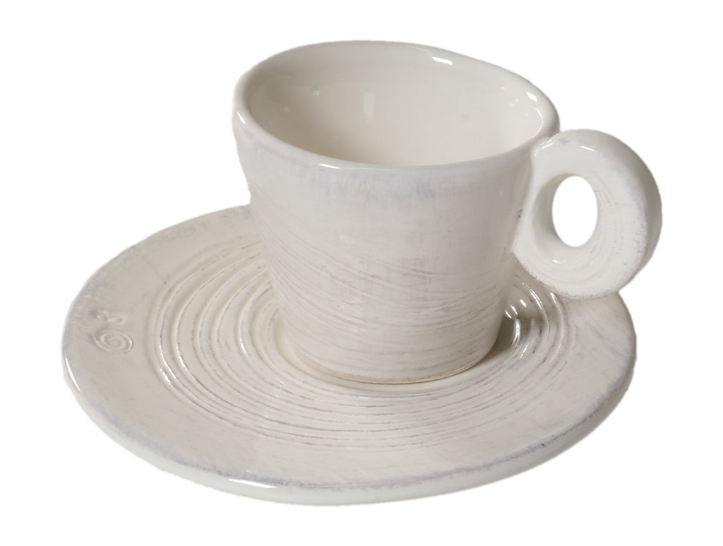 "Infinito" Set Cafè Cup & Saucer latte