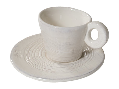 "Infinito" Set Cafè Cup & Saucer latte