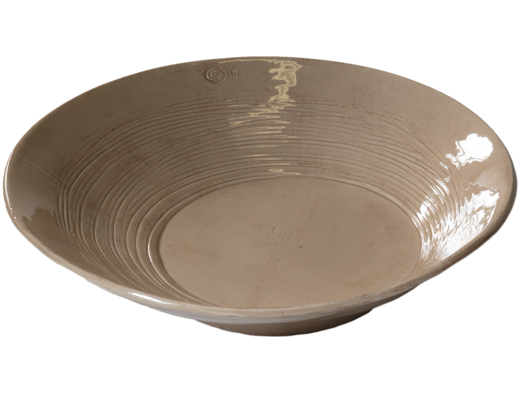 "Infinito" Large Salad Bowl mandorla