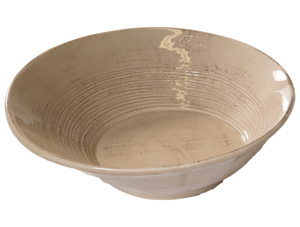 "Infinito" Small Salad Bowl mandorla