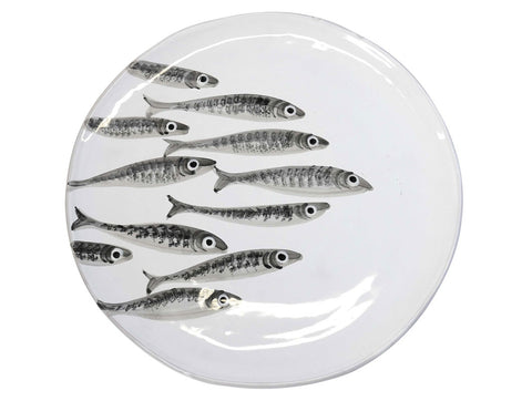 "Marina"  Round Platter Polpo