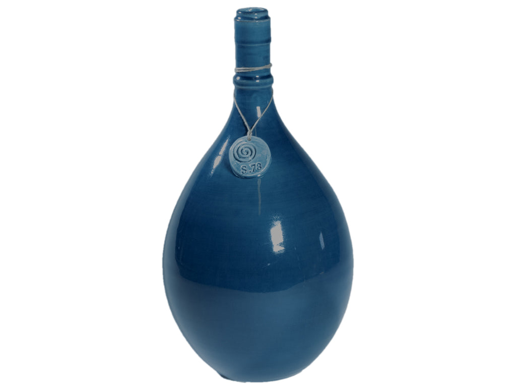 "Bottiglieria"  Flask petrol blue