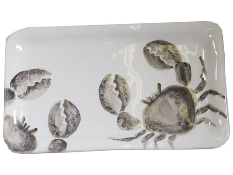 "Marina" Rectangular Plater Aragosta Decor