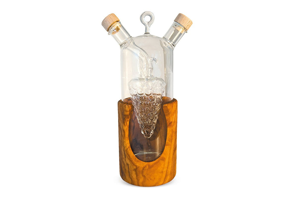 Two uses Oil Bottle with cylindrical base