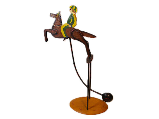 Wrought iron Palio jockeys