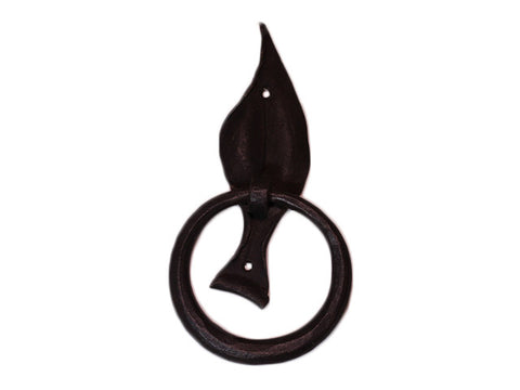 Wrought iron door knocker Cypress