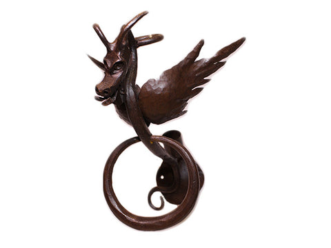 Wrought iron flag holder