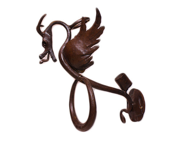 Wrought iron flag holder