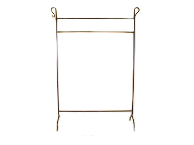 Wrought iron towel holder
