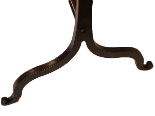 Wrought iron towel holder