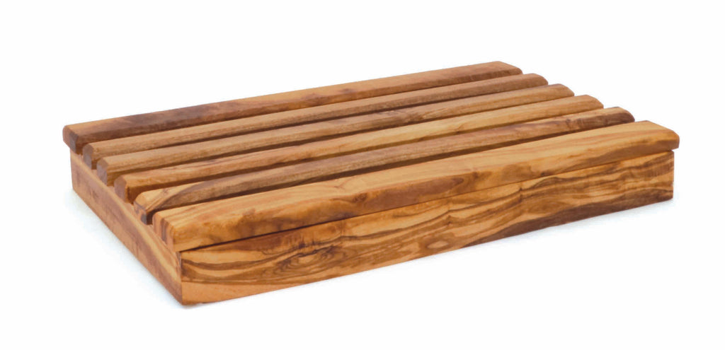 Bread Cutting Board with Crumb Collector