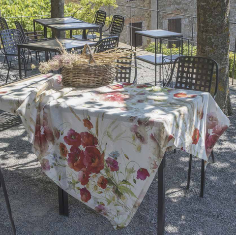 Tablecloth Coquelicot
