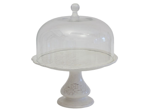  "Romantica" Dome Cake Holder white