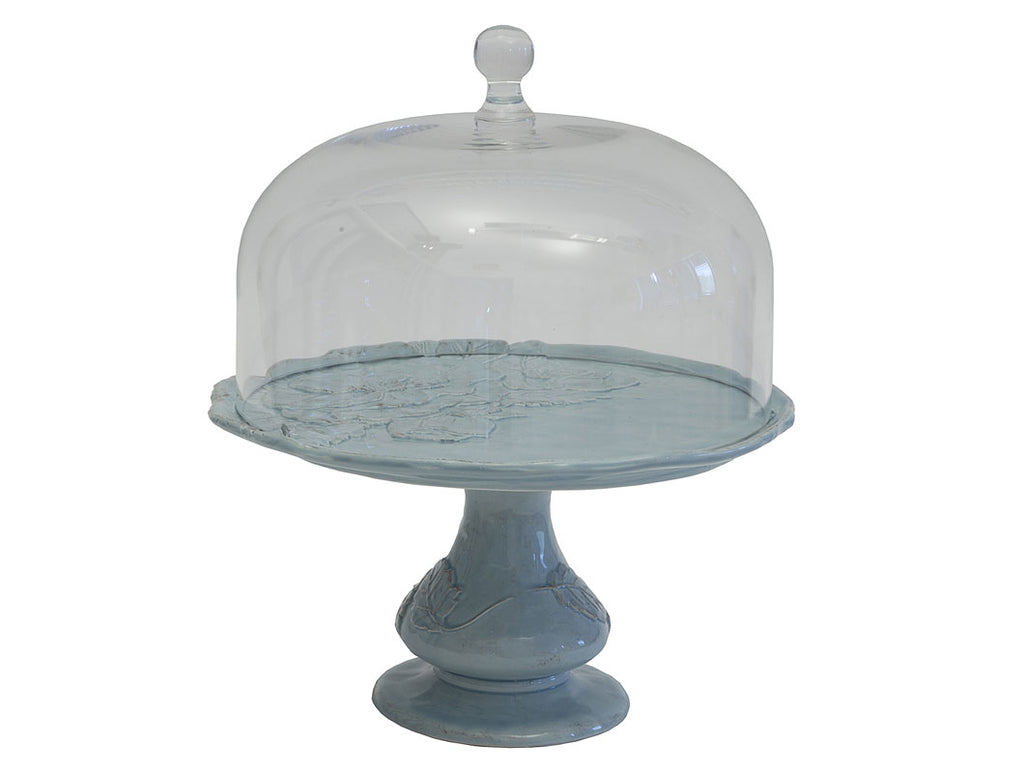  "Romantica" Dome Cake Holder turquoise