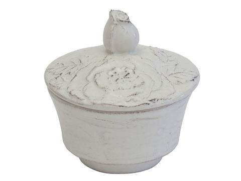 "Romantica" Sugar Pot white