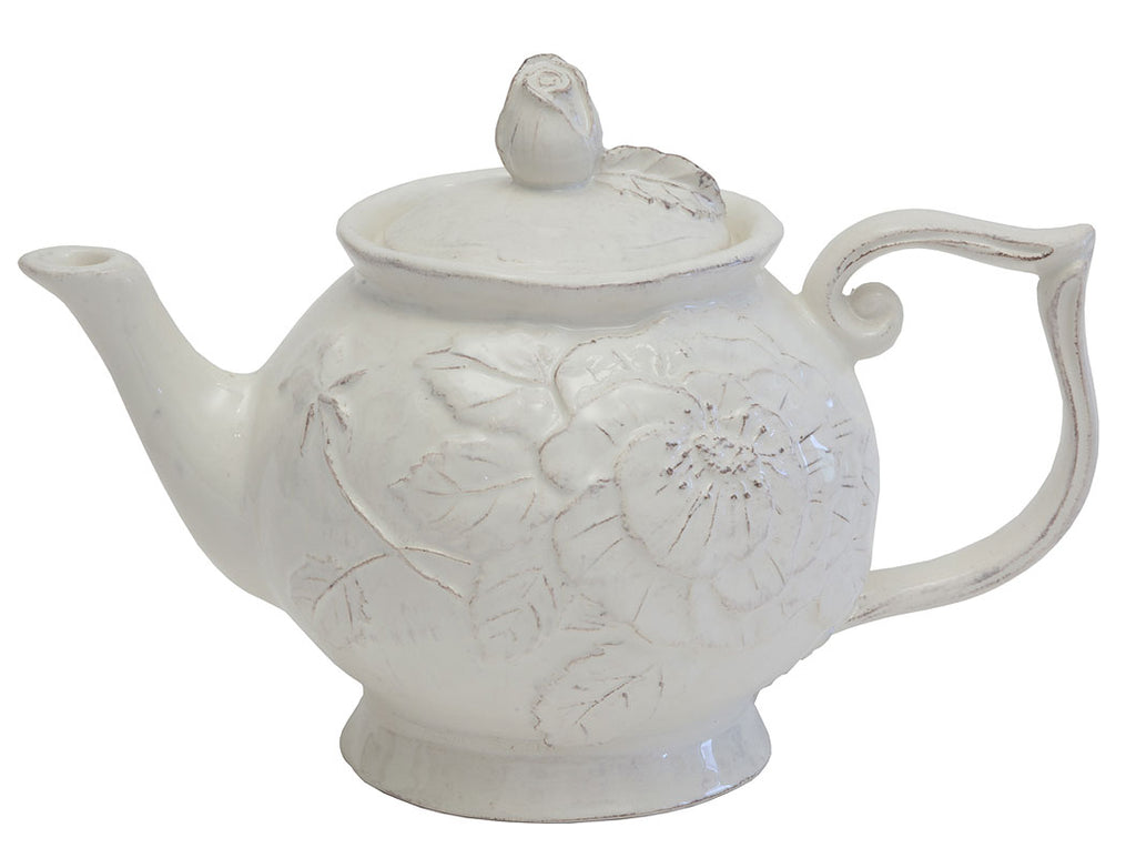 "Romantica" Tea Pot white