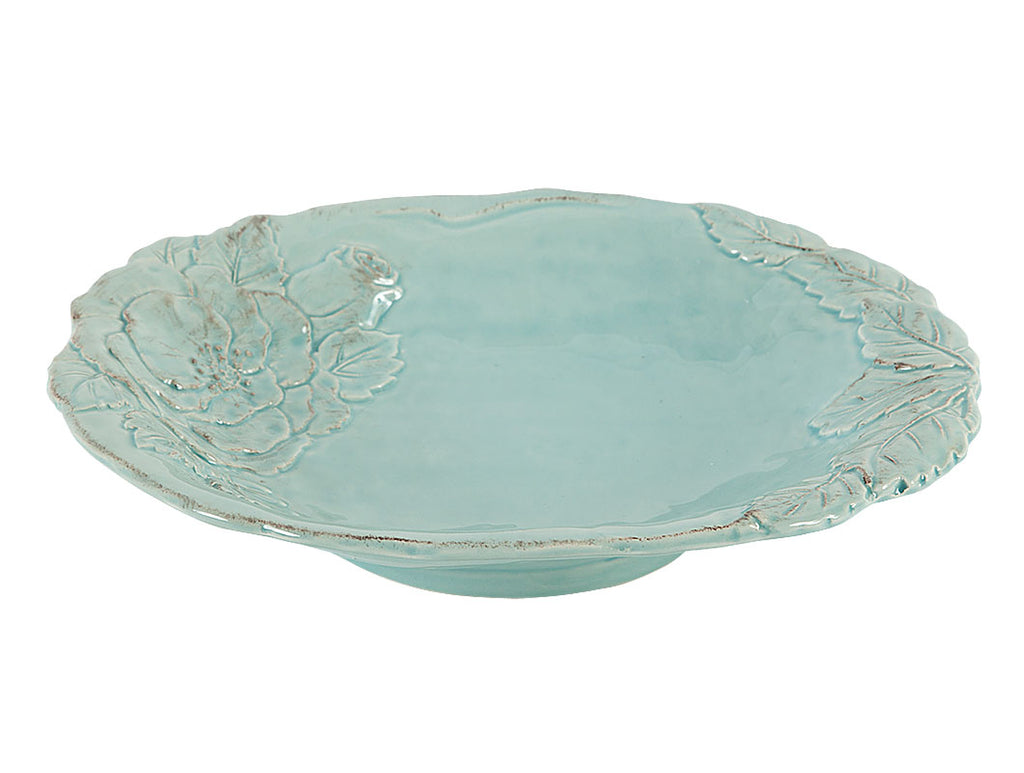 "Romantica" Soup Plate Turquoise