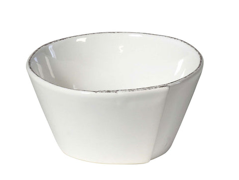 "Lastra"  Conic Cereal Bowl white