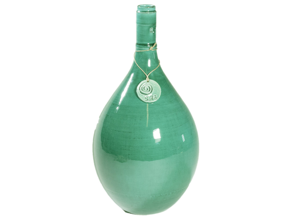 "Bottiglieria"  Flask green
