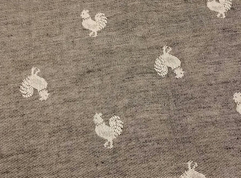 Gray Rooster Napkin
