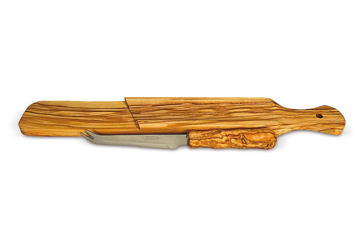 Salami Cutting Board with Knife – Tessuti Toscani