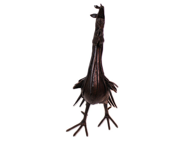 Wrought iron peacock